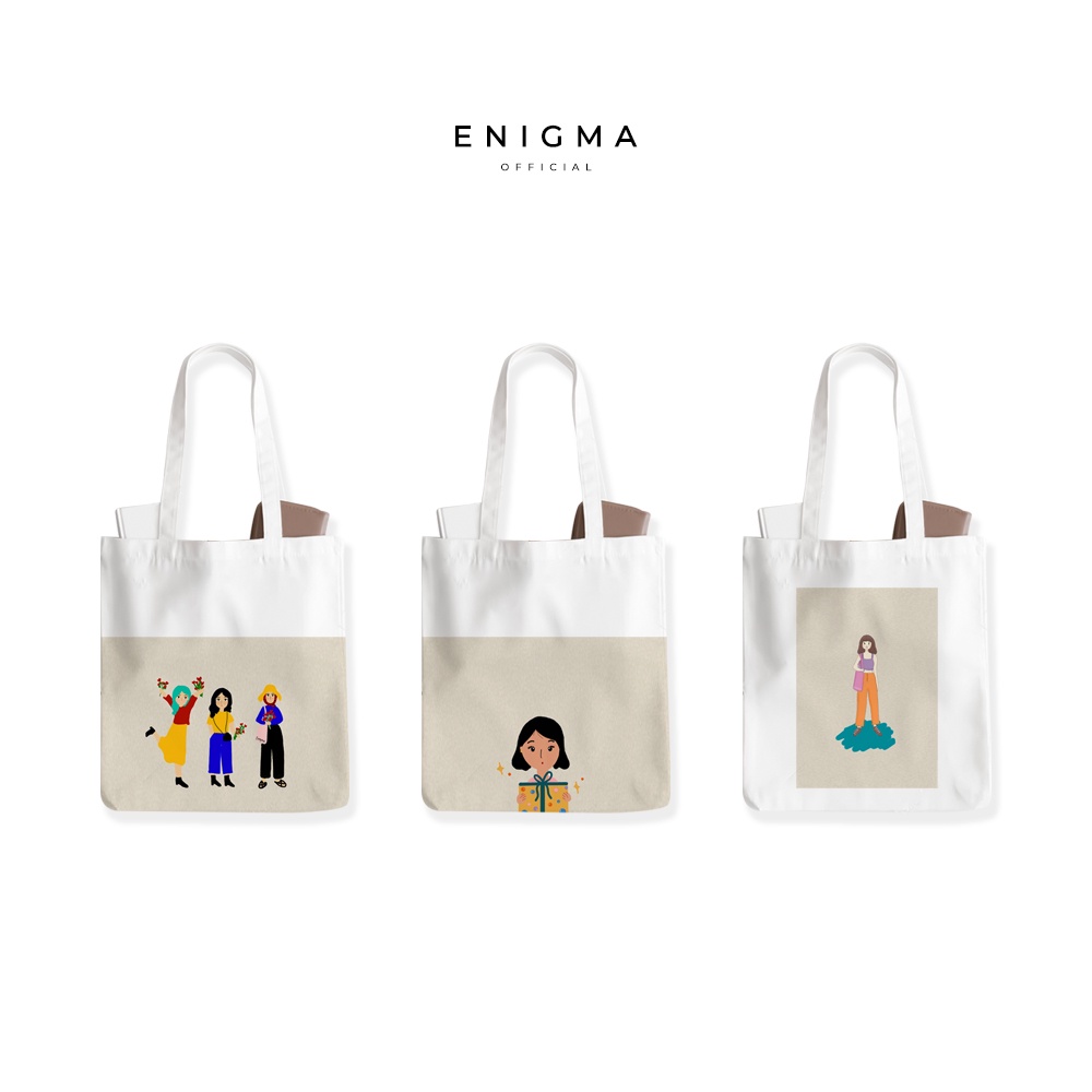 SALE TOTEBAG KANVAS ORIGINAL ENIGMA TOTEBAG KANVAS COLLECTION R