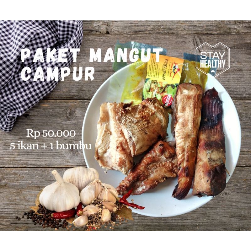 

Paket Masak Mangut (ikan asap+bumbu)