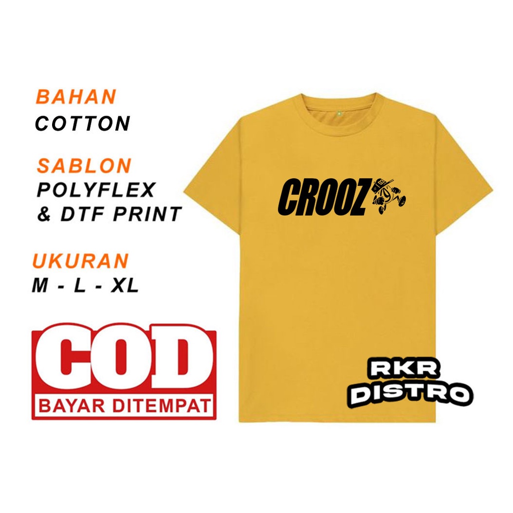 kaos distro crooz / baju crooz / kaos distro pria murah