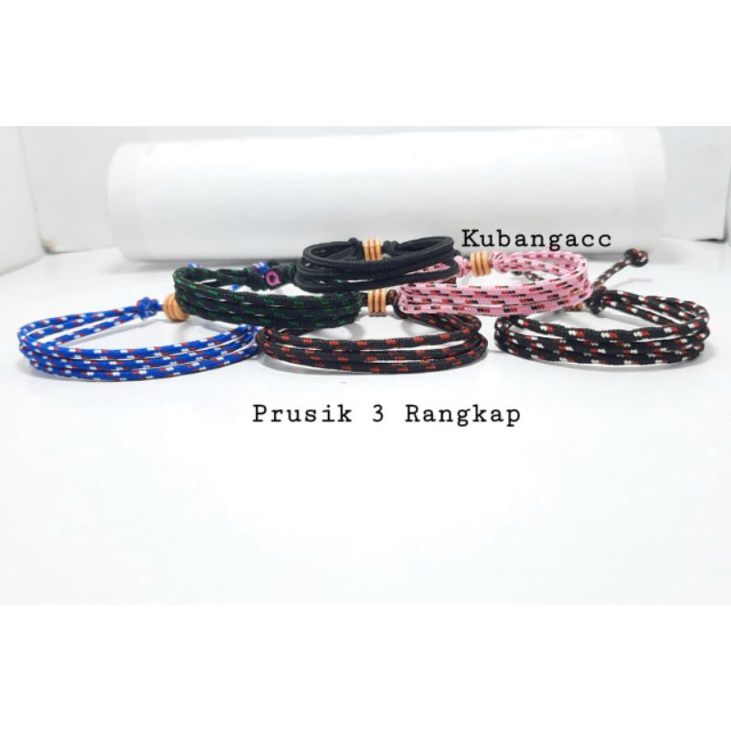 promoooo.gelang prusik 3 rangkap, gelang prusik keren,gelang cowok/cewek, gelang tali. gepang murah,-2