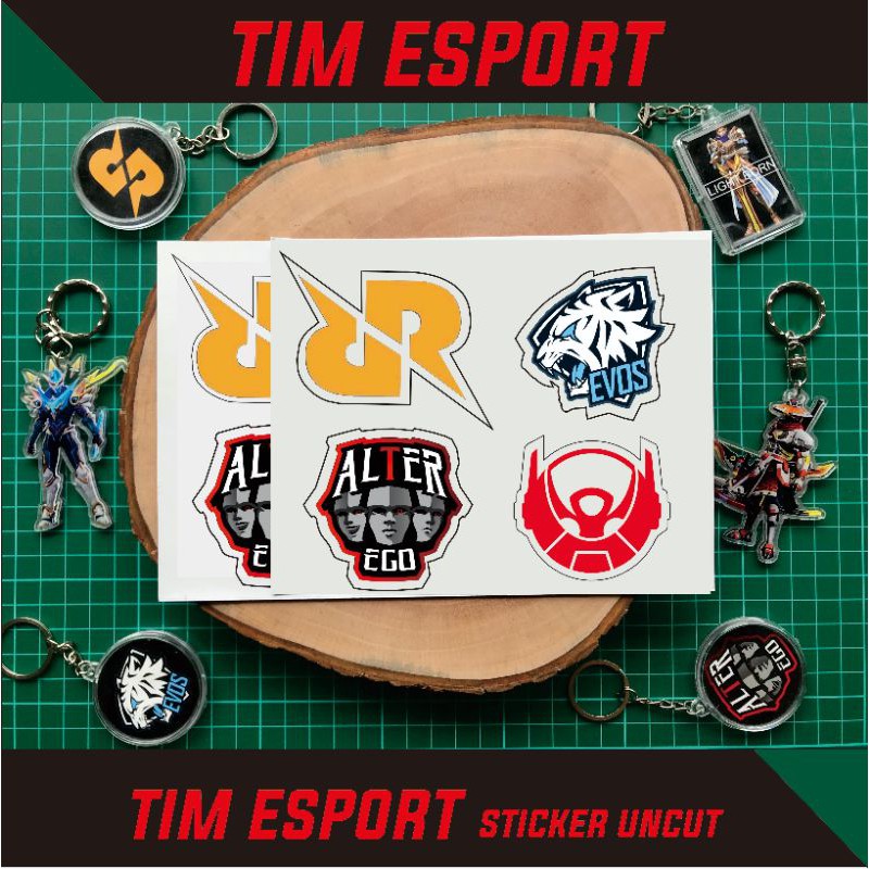 [ANTI AIR ]Tim esport stiker, sticker Mobile legends MLBB ML RRQ EVOS ALTER EGO BIGETRON ONIC GPX