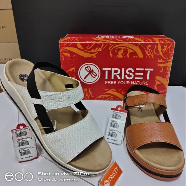 Triset Sepatu sandal Bestseller