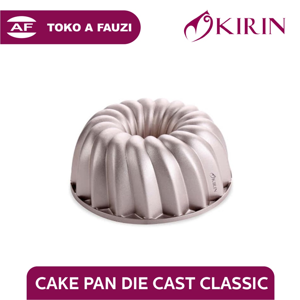 KIRIN PREMIUM CAKE PAN DIE CAST | CLASSIC CHAMPAGNE GOLD