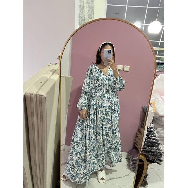 NABO - Sayonara Cotton Pop Long Dress