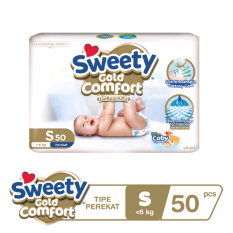 Sweety Gold Comfort Perekat S 50 / S50 / S-50