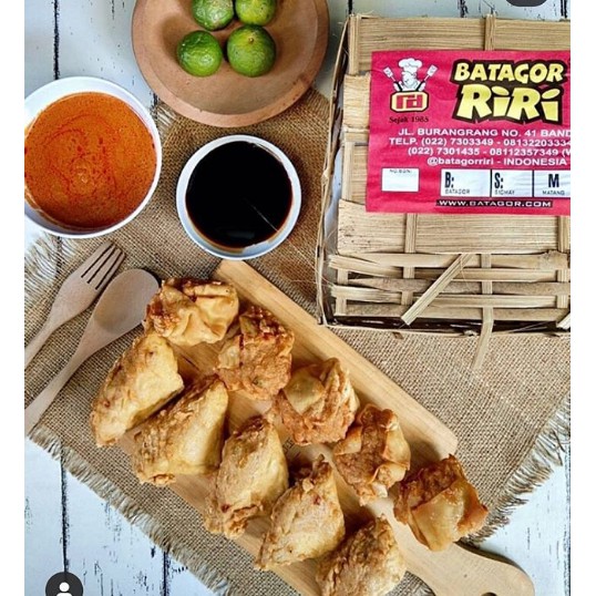 

BATAGOR RIRI / BASO / BAKSO TAHU GORENG OLEH OLEH BANDUNG