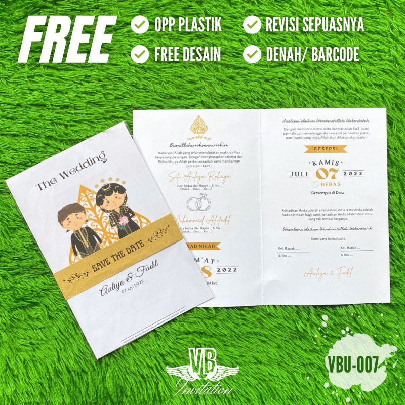 UNDANGAN PERNIKAHAN MURAH JAWA TIMUR FREE CARD DSAIN UNIK ADAT JAWA THE WEDDING KEKINIAN TERBARU PAC