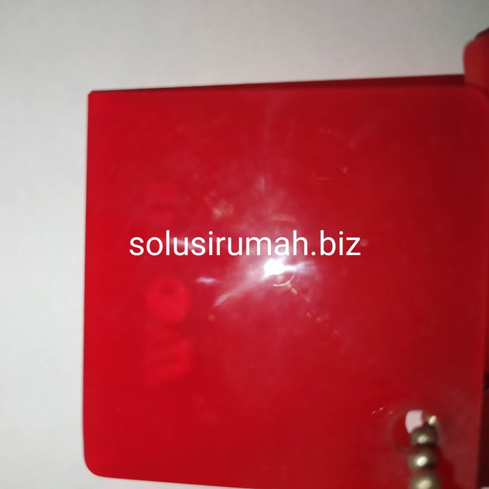 

Acrylic Akrilik Sheet Custom mika 2mm merah /100cm tembus warna 2 mm per100 per100cm /100 red color