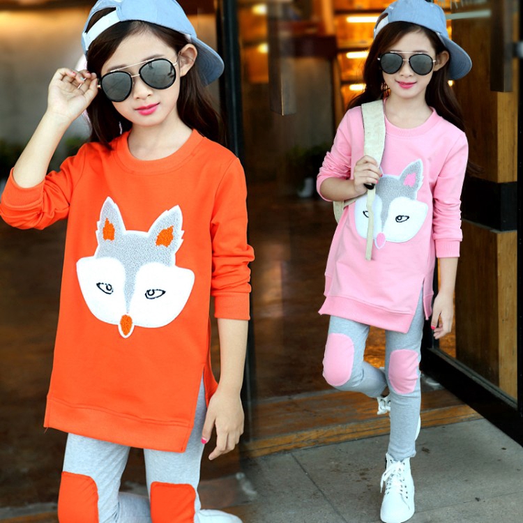  tayluo Setelan Kaos  T Shirt Korea  Anak  Perempuan  Lengan 