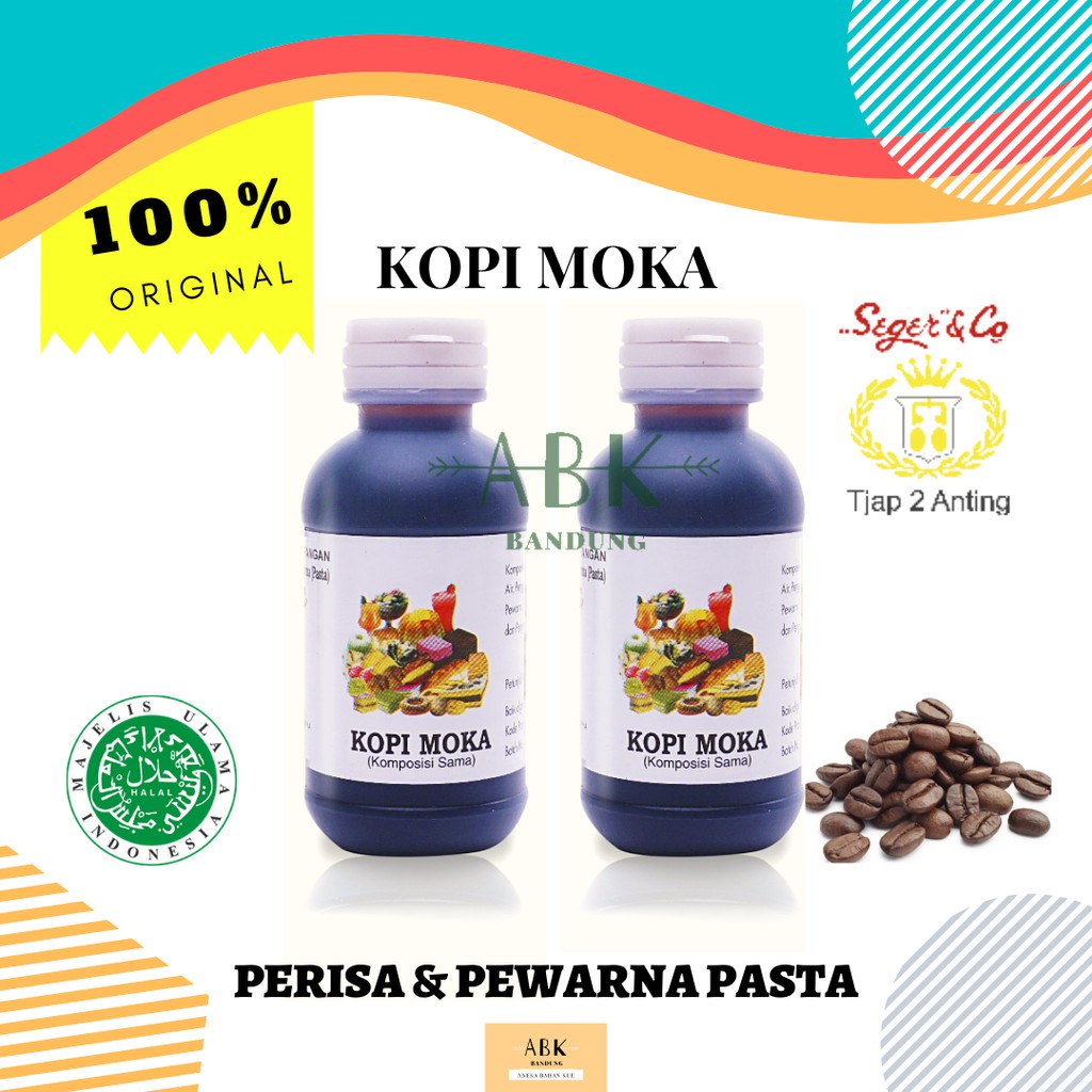 

PERISA KOPI MOKA & PEWARNA PASTA 60ML CAP 2 ANTING | KOPI ESSENCE 60ML