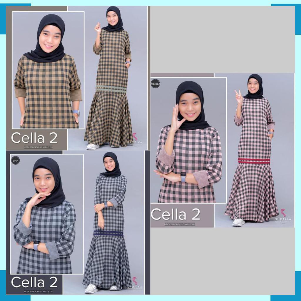 FASHION WANITA MUSLIMAH. DRESS GAMIS. BY SHOFIYA