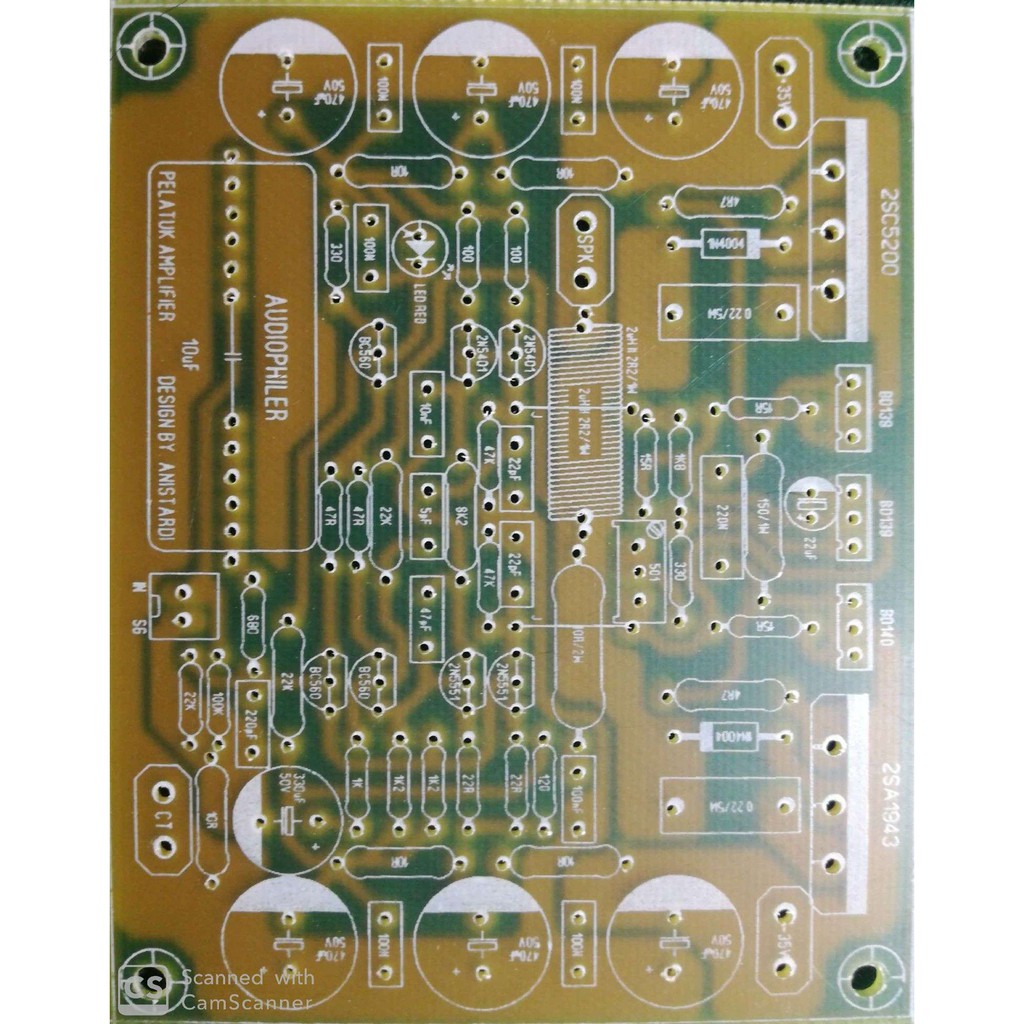 PCB PELATUK AMPLIFIER/ Symasym