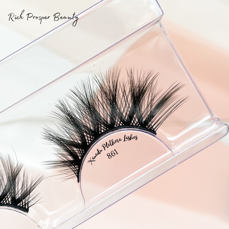 PREMIUM 3D MINK LASHES - XANADU PLETHORA LASHES -  Mink Eyelashes Faux Wispy Fluffy False Eyelashes Long Extension Makeup Handmade Fake Eyelashes Natural Cross Volume Reusable Eyelashes