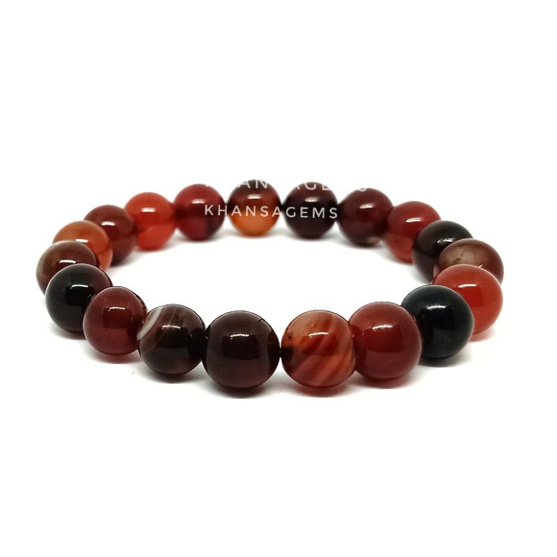 GELANG BATU YAMAN MADU DIM 8 dan10MM MODEL TALI ELASTIS AKSESORIES PERHIASAN GELANG TANGAN BATU BRACELET