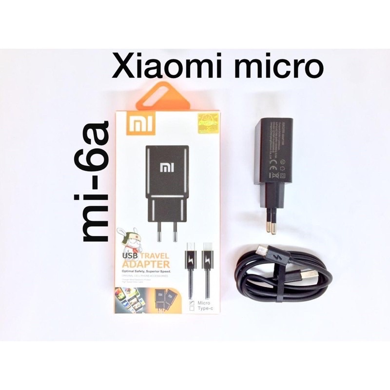 CHARGER REDMI 6A MICRO/TYPE C FAST CHARGING