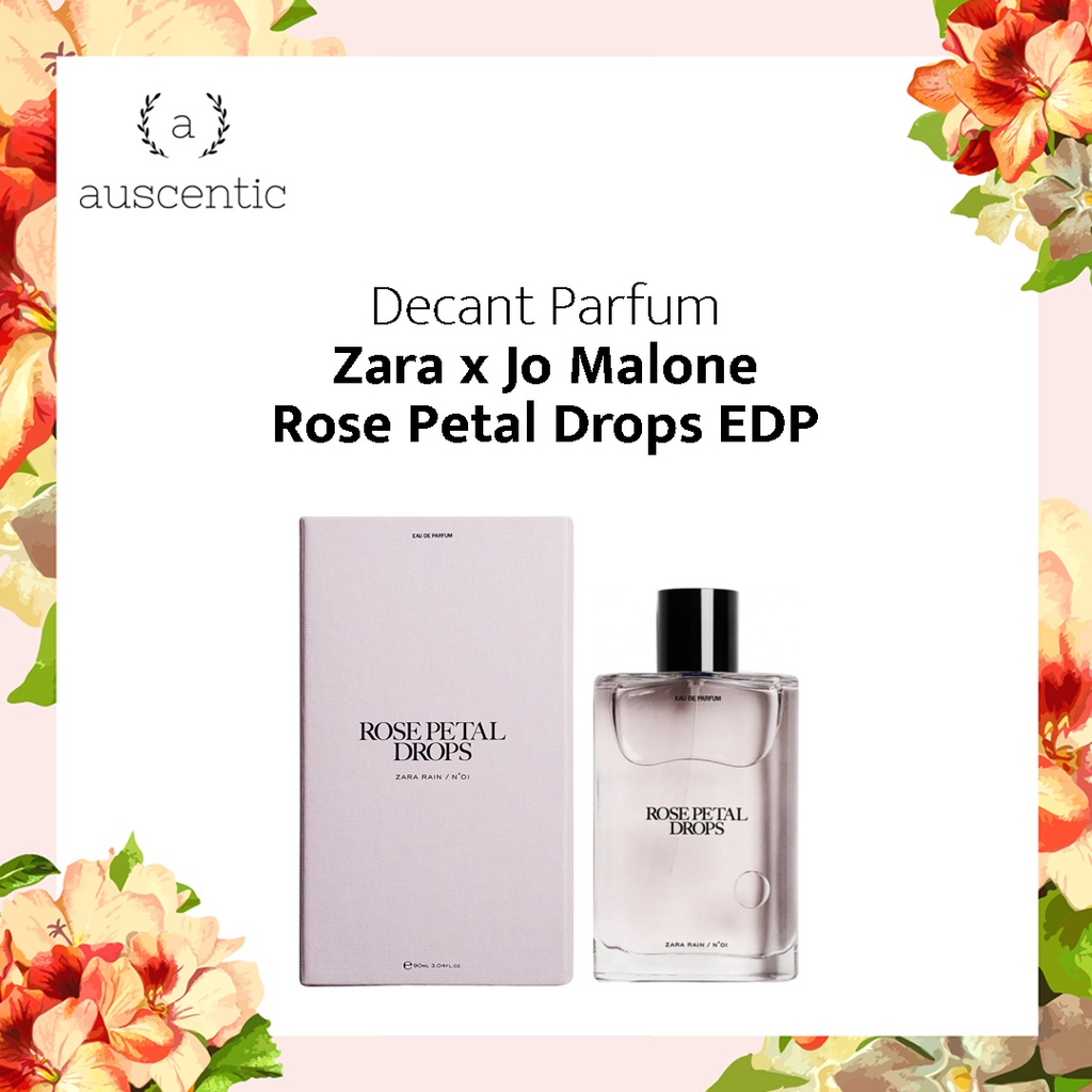 Decant Original Zara × Jo Malone Rose Petal Drops EDP