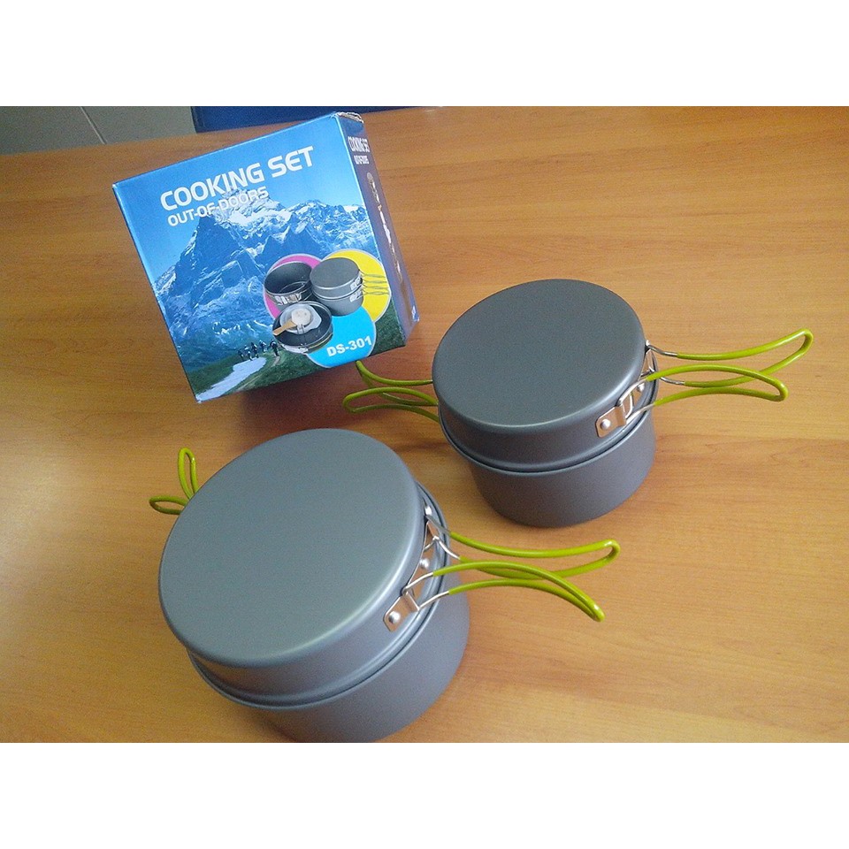 Cooking Set  DS 301 Atau Panci Masak camping tidak lengket