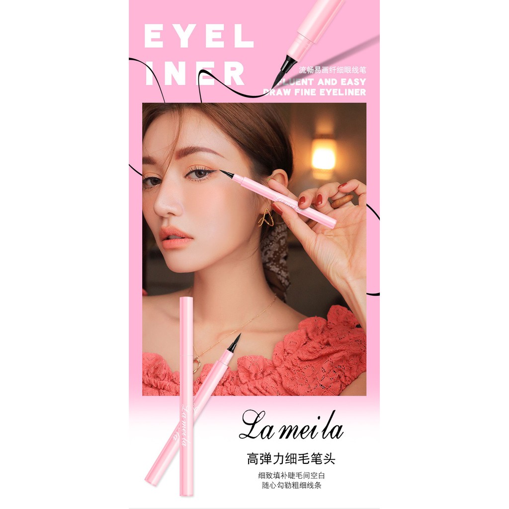 LAMEILA Professional Eyeliner Pencil Long Lasting / Waterproof pen tahan lama dan anti air