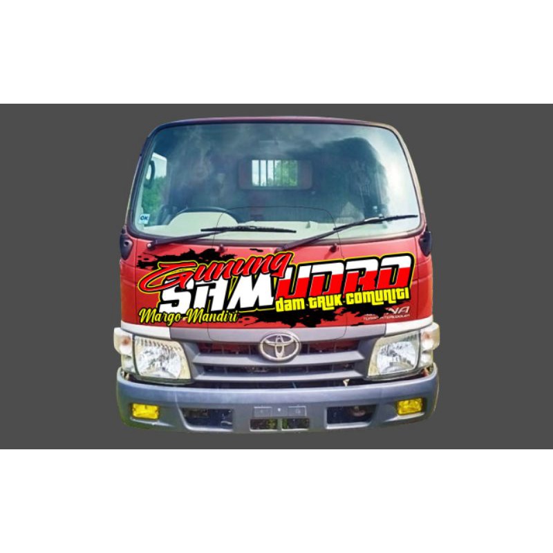 stiker kabin truk| stiker kabin