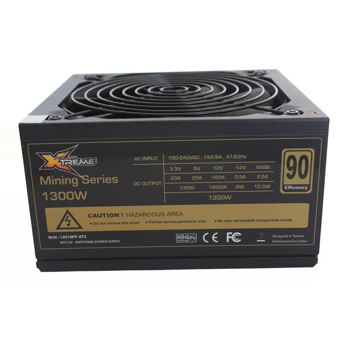 POWER SUPPLY 1300W XTREME MINING (KT1310PP) PSU 1300 watt - Power Supply