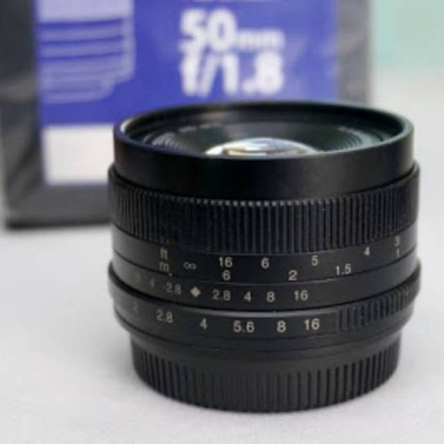 Lensa Fix 7Artisans 50mm f1.8 Bekas for M4/3
( Lumix, Olympus ) Bekas Second