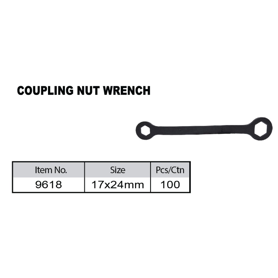 Coupling Nut Wrench Benz Werkz / 17 x 24 mm Kunci Blok Mesin