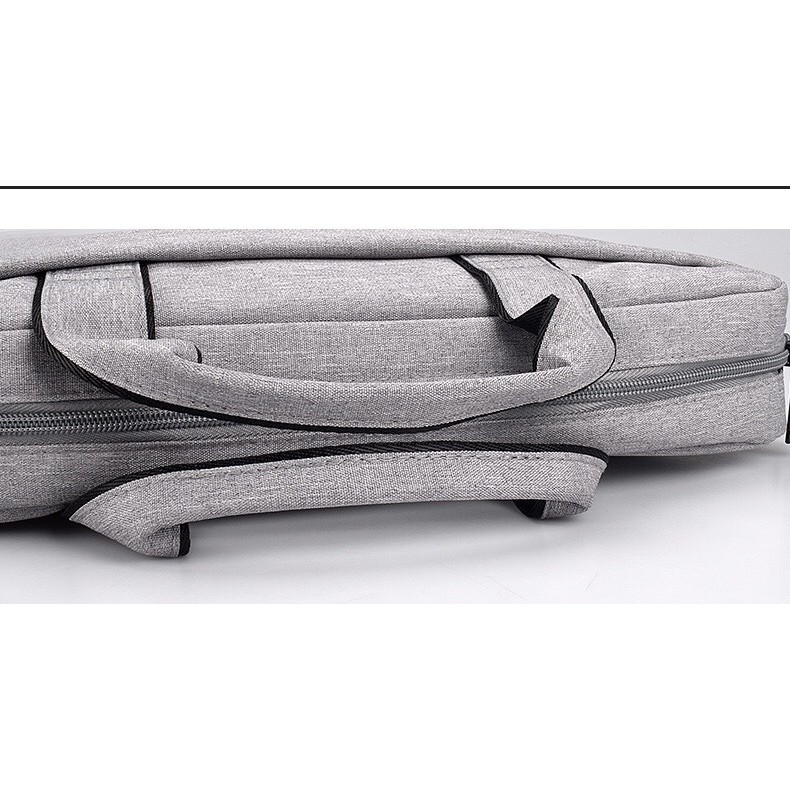 Tas Laptop 14 inch Softcase Sleeve Slempang macbook Waterproof - Grey