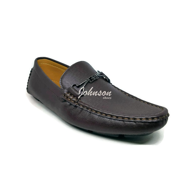 [ Johnson Shoes ] Sepatu Loafers Import Kulit Pria KYNZARA ST 16 - 08 Coffee 100% ORIGINAL