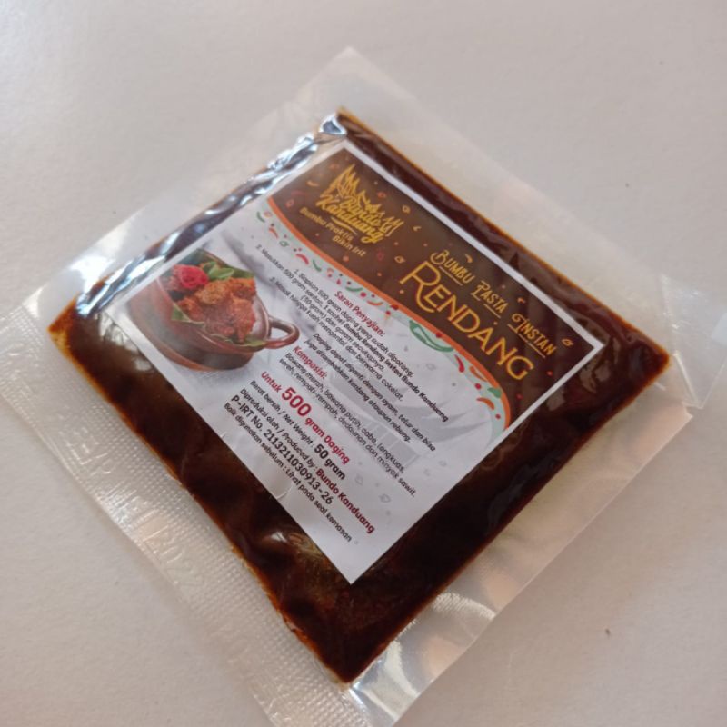 

Bumbu Rendang Bundo Kandung/ bumbu masak / bumbu dapur praktis / bumbu instan / bumbu praktis