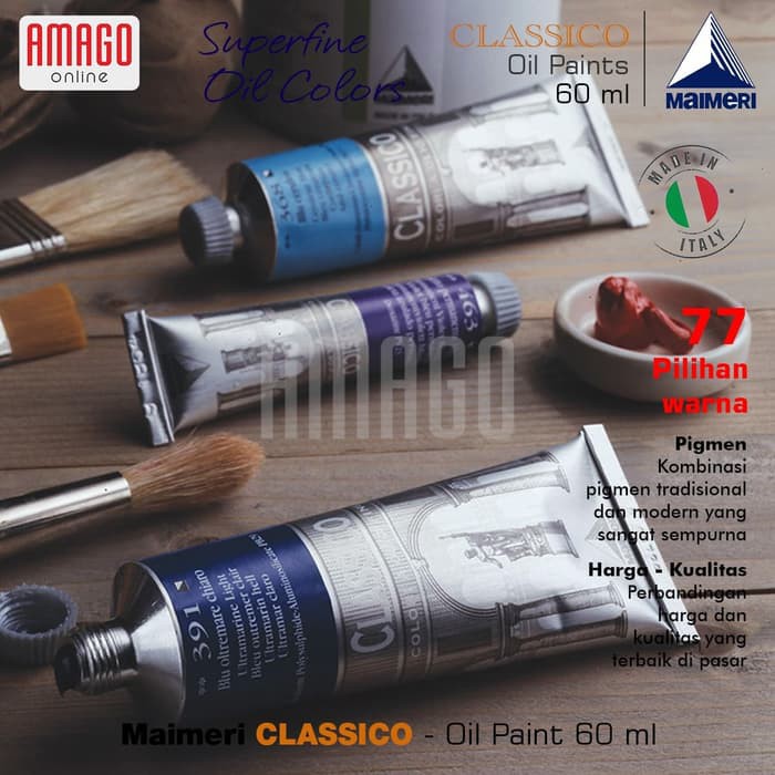 MAIMERI CLASSICO - OIL PAINT - RAW SIENNA - 60ML - M0306161