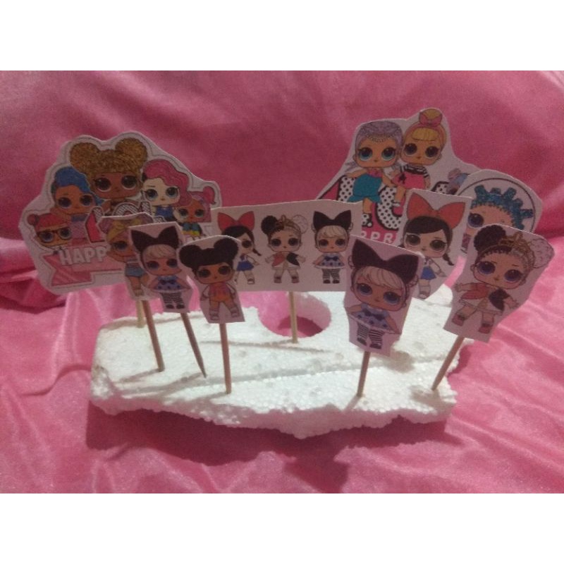 topper kue ultah karakter LOL