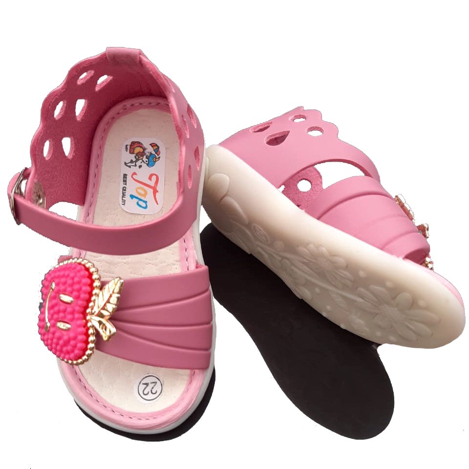 SDP03 Sandal Anak Perempuan Umur 1_3 tahun - Sandal tali anak cewe Motif APEL