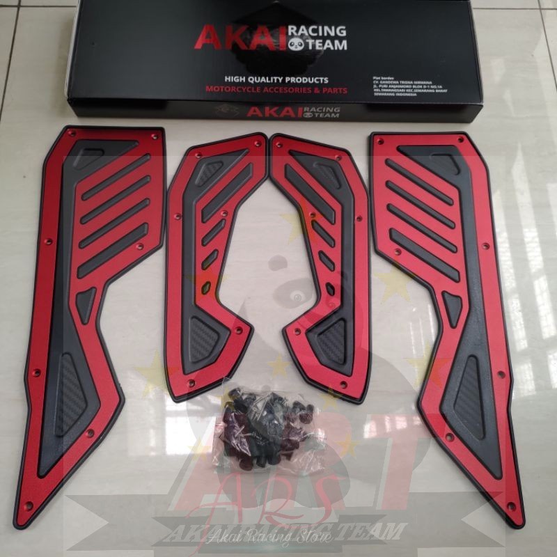 New BORDES NMAX NEW 2020  PLAT BORDES NMAX NEW  PIJAKAN NMAX  AKAI RACING WARNA MERAH