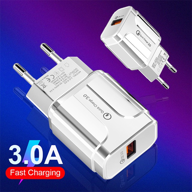 Bepop Charger 18W Kepala Charger QC3.0 Fast Charging Wall Charger