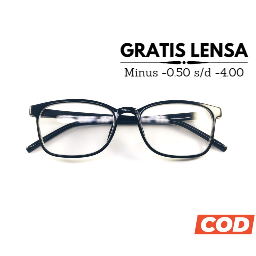 Kacamata Minus Pria Wanita Kaca Mata Min Wanita Unisex Lensa Rabun Jauh Fashion Korea