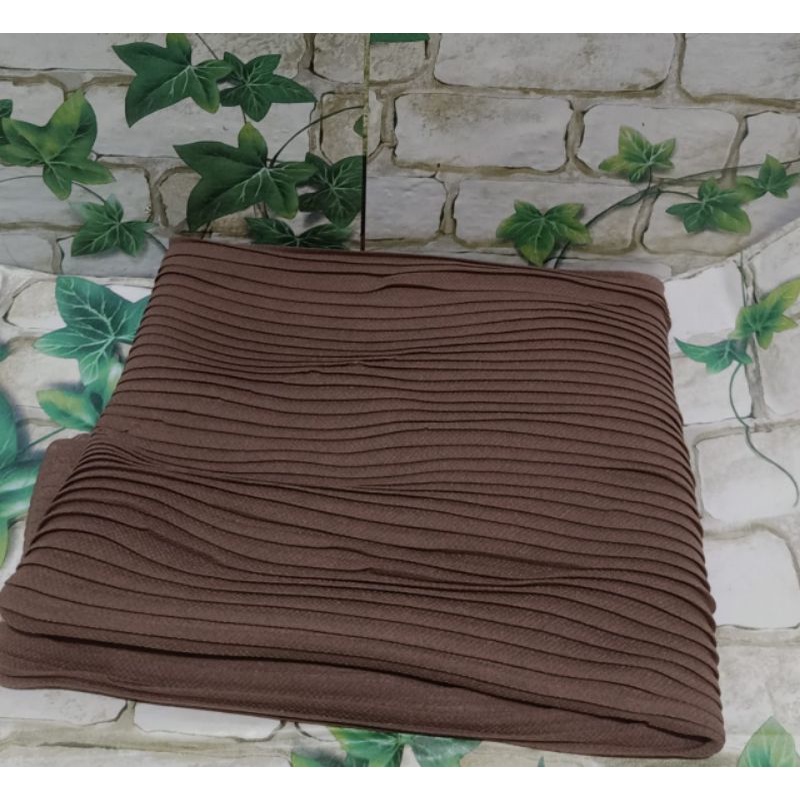 HIJAB SEGIEMPAT PLISKET BELLA SQUERE POLOS /HIJAB PLISKET/COD-3