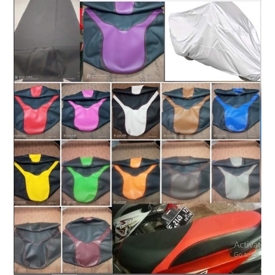 Kulit jok BEAT NEW model XRIDE/ Sarung jok motor honda beat pop/beat street/beat fi