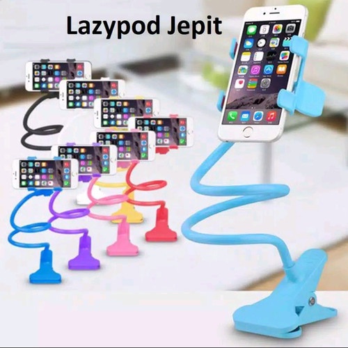 Lazypod Phone Holder Universal Model Jepit Double Cangkang