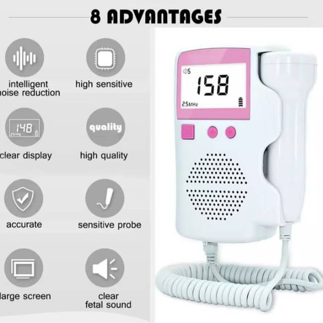 Fetal doppler alat pendeteksi detak jantung janin