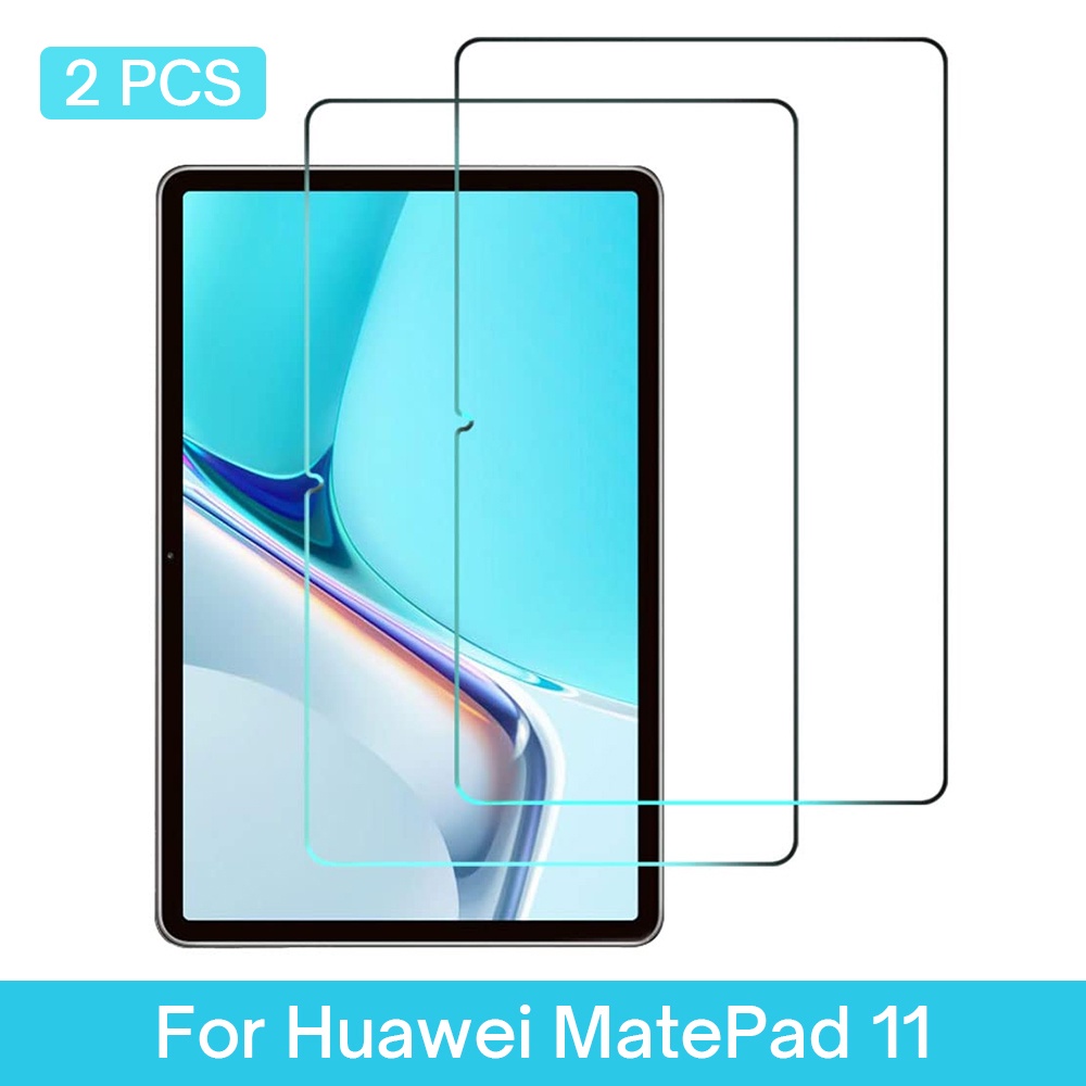 2pcs Tempered Glass Pelindung Layar Tablet Huawei MatePad 11 (2021) 10.95 &quot;Untuk MatePad 11 DBY-W09 DBY-L09