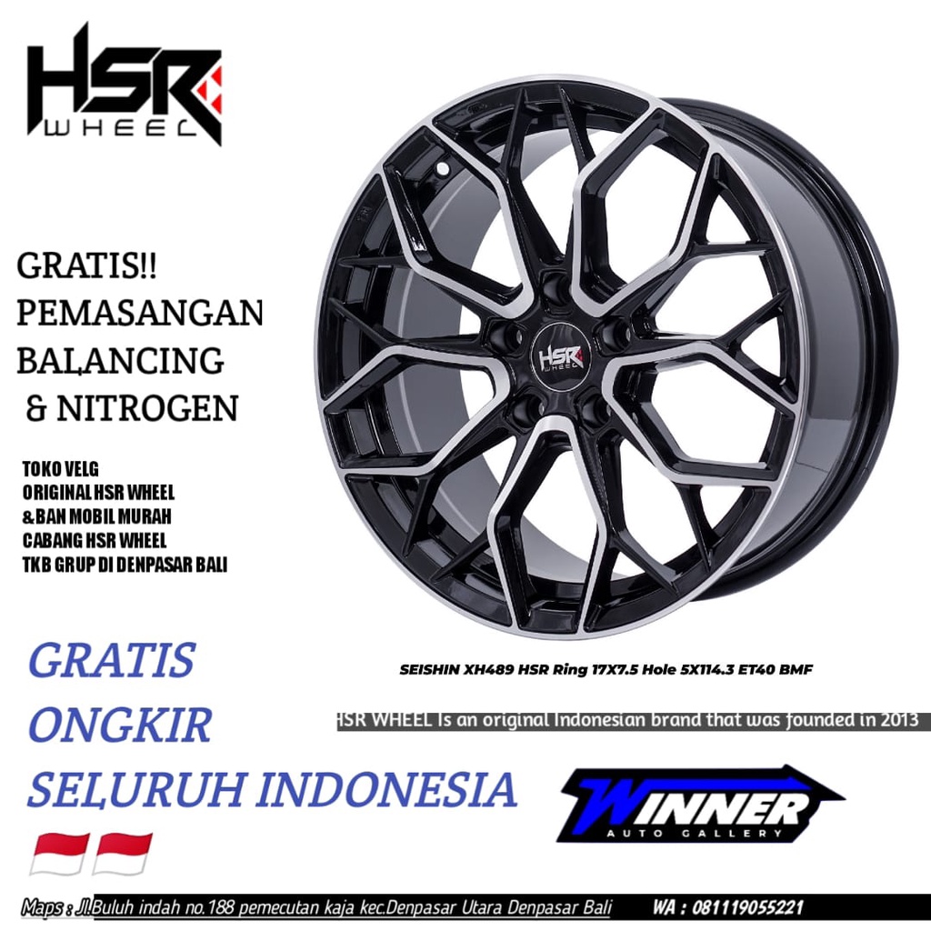 Velg Racing Tuton Ring 17 Velg Mobil Innova Juke Outlander DLL - Toko Velg Denpasar Bali