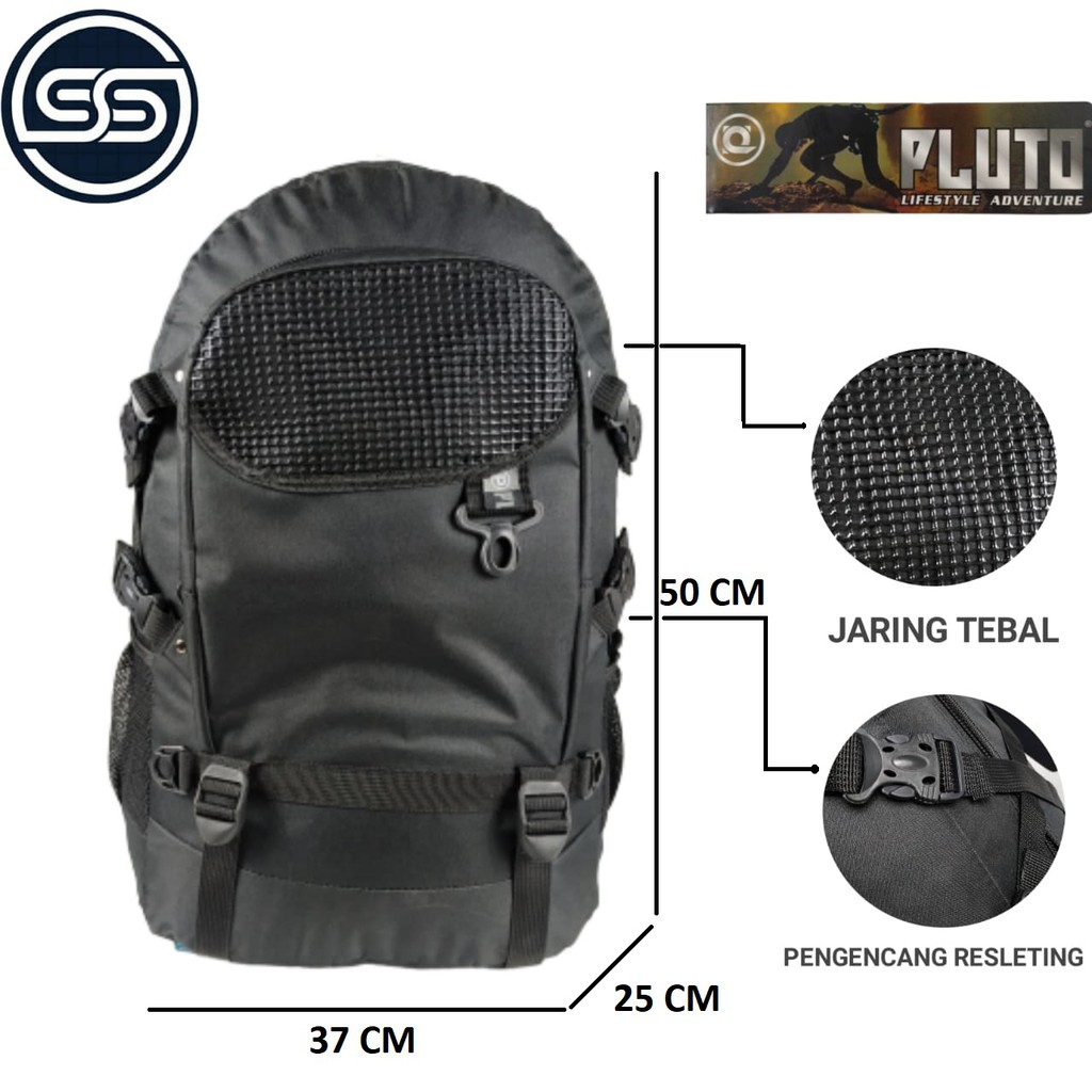 Tas gunung murah 60 l PLUTO ORIGINAL