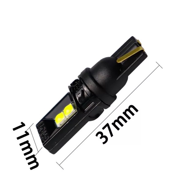 LAMPU LED T10 PREMIUM 4 LED MERK AES LAMPU COLOK V2649