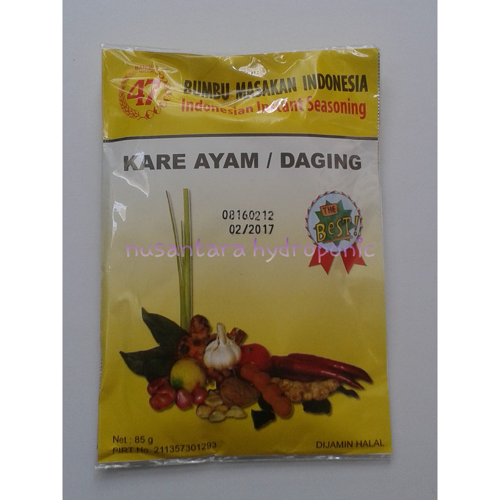 

Bumbu 47 Malang ; Bumbu Kare Ayam/Daging