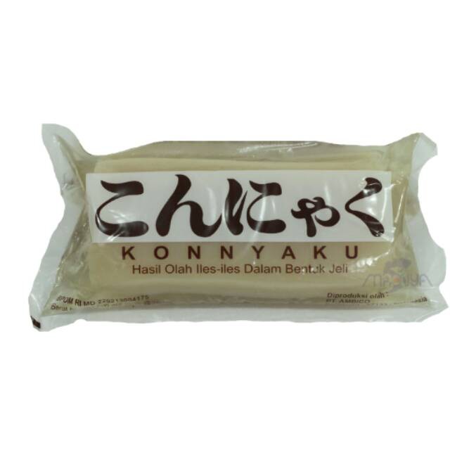 

Konyaku ( bungkus Coklat ) block 500 g ( Diet Keto / Diabetes )