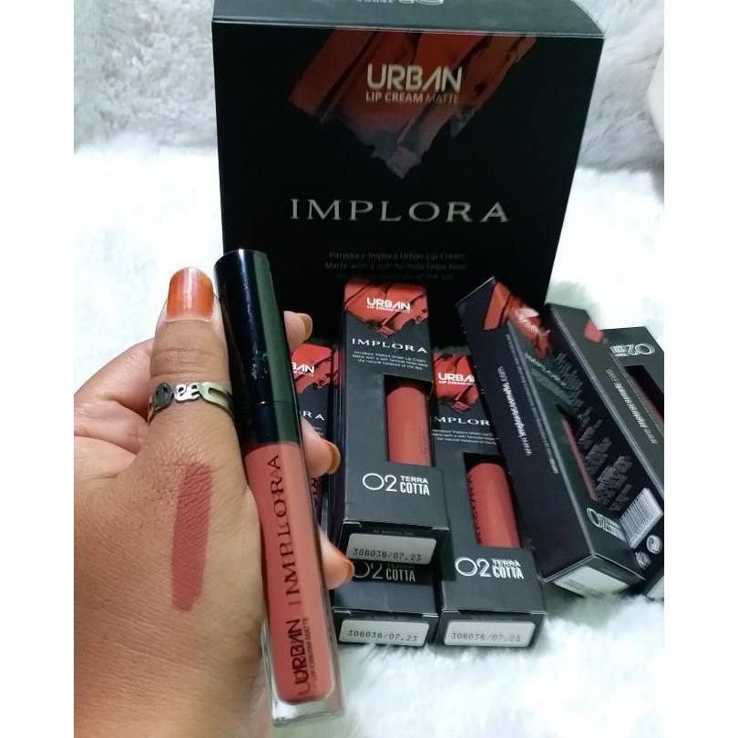 Lip Cream / Lipcream / Lipstik Implora Urban Matte Bpom