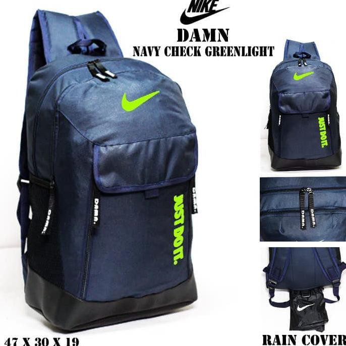 TAS RANSEL NIKE JUST DO IT OLAHRAGA ANAK SEKOLAH BUKAN EIGER - HITAM TERBARU