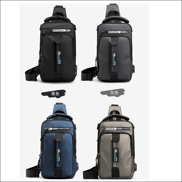 TAS SELEMPANG PRIA HAOSHUAI TAS PRIA TRENDY TAS PRIA HAOSHUAI - BIRU