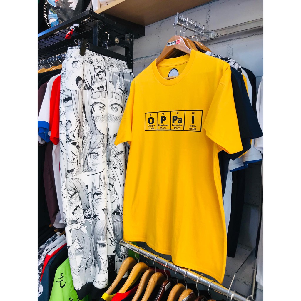 Kaos Oppai Periodic Unsur Kimia Yellow