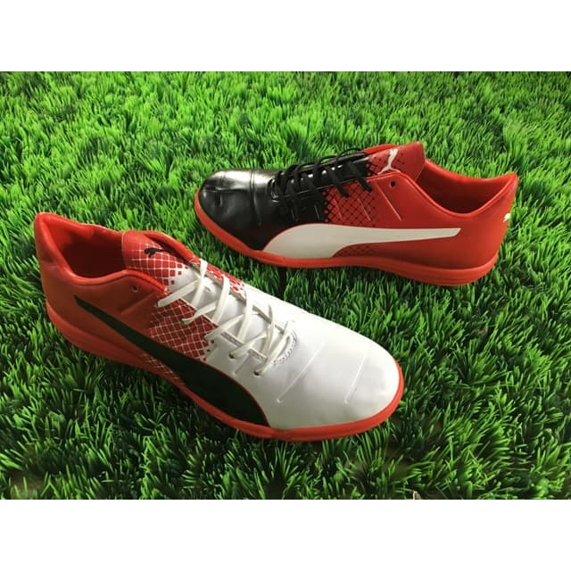 Sepatu Futsal Puma EvoPower II - Red Black White zuki store